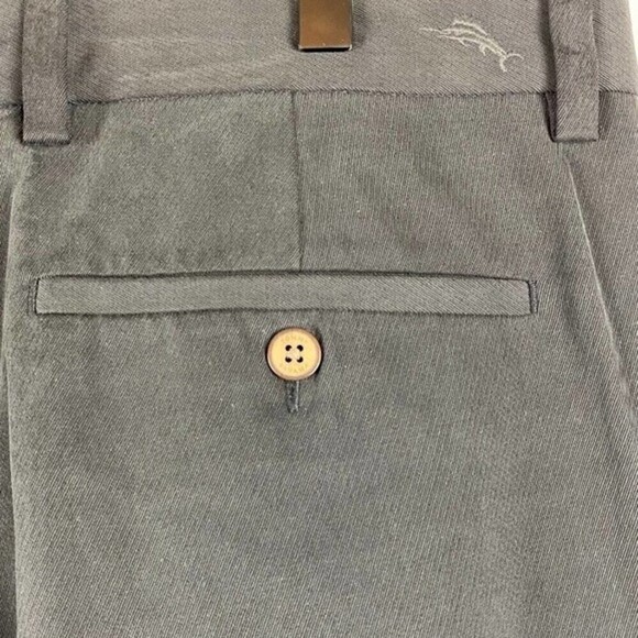 Tommy Bahama Pants Mens Black Straight Leg Pocket Casual - Picture 6 of 9